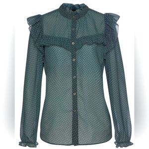 Lascana Ruffled Button Up Blouse